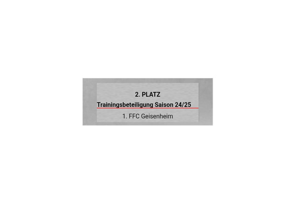 Glas Pokal Kicker FG091 - 17 cm / Transparent Schwarz