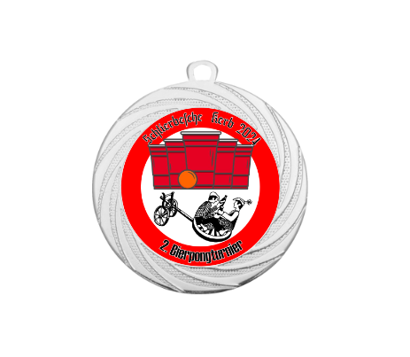 Medaille DI7001 Ø 70mm - Silber / 70 mm