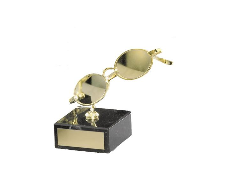Award Brille TI06 - Gold / 10 cm