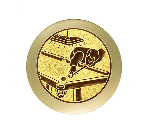 Ehrentafel 185-4 - 12 x 15 cm / Blau/Rot