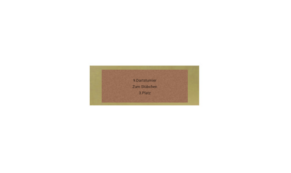 Glas Pokal Dart FG011 - 19 cm / Transparent Schwarz