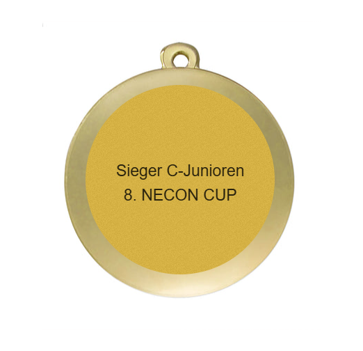 Medaille Fußball D112A Ø 50mm - Gold / 50 mm