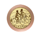 Wellenschliffpokal Schild & Emblem - Transparent / 15 cm