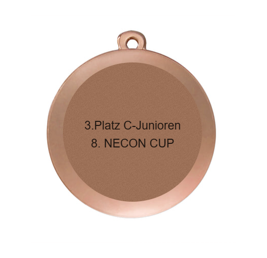 Medaille Fußball D112A Ø 50mm - Bronze / 50 mm