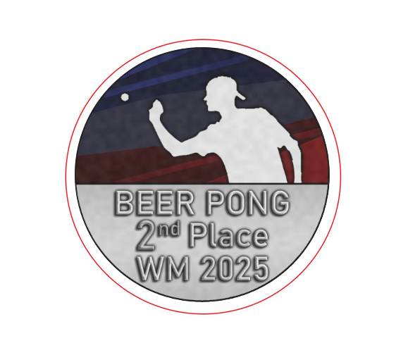 Glasmedaille 67315 Ø 70 mm - Blau / 70 mm