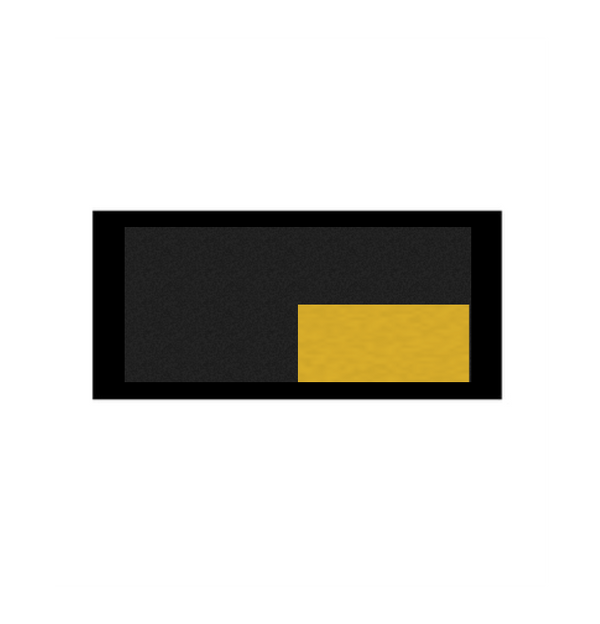 Fußballpokal 87-0 - Gold Schwarz / 39 cm