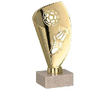 Pokalständer Fussball 9081 SM - Gold / 13,5cm