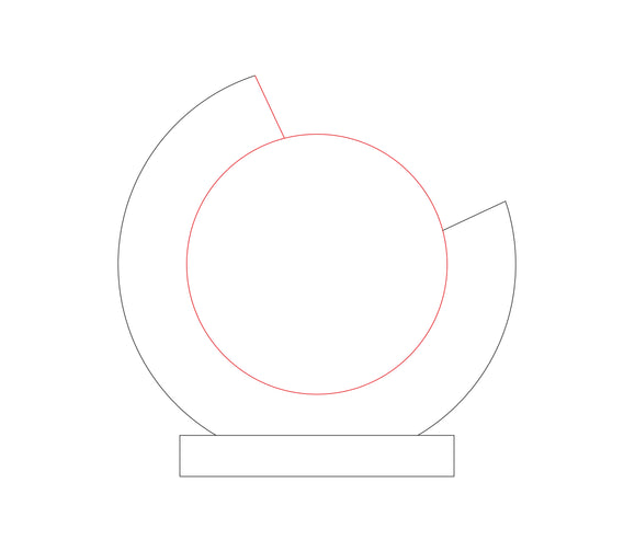 Glas-Holz Award 88651.99 - 195 mm / Klarglas/Hellbraun / Laser Gravur