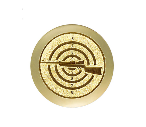 Glas Ständer Schild & Emblem - 21.5 cm / Auswahl Blau