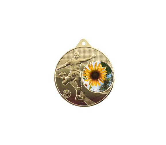 Medaille Fußball 396 Ø 50 mm - Gold / 50 mm