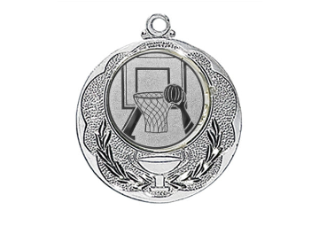 Medaille 028L Ø 40 mm - Silber / 50 mm