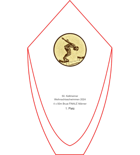 Glaspokal GL.047 - Blau / 20.5 cm / Laser-Gravur