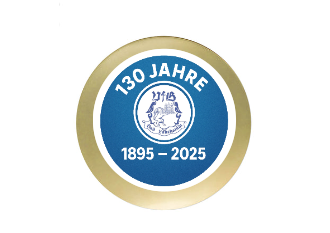 Glas Pokal 163-0 Schild & Emblem / 5 Stück - 21 cm / Glas/Blau