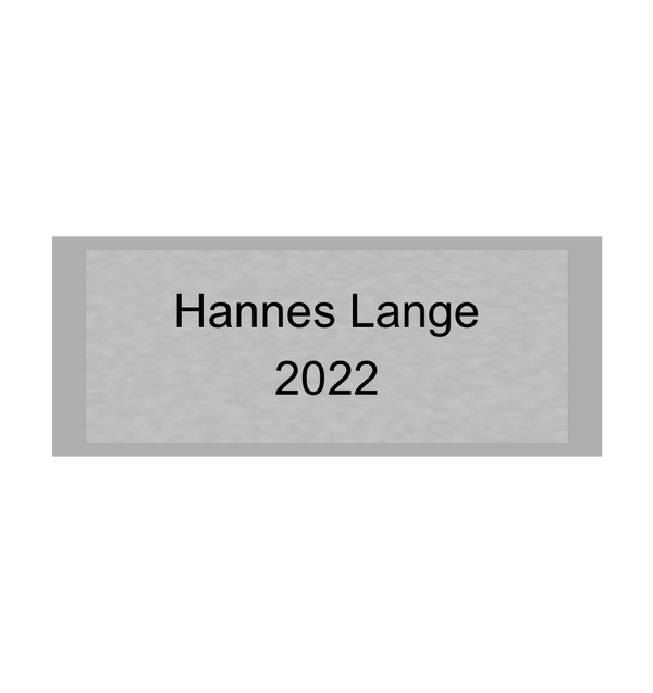 Gravurschild Silber selbstklebend - Silber / 50 x 20 mm