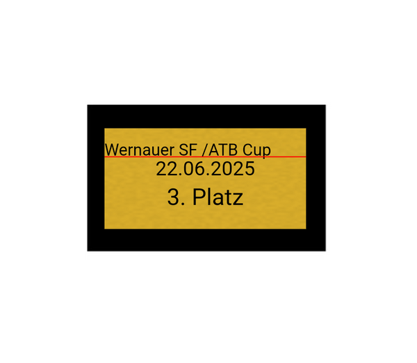 Fußball Pokal 85-3 teilweise begrenzt! - Silber Gold / 32 cm
