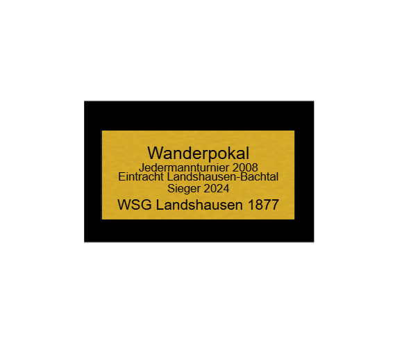 Fußball Pokal 85-3 - Silber Gold / 52 cm