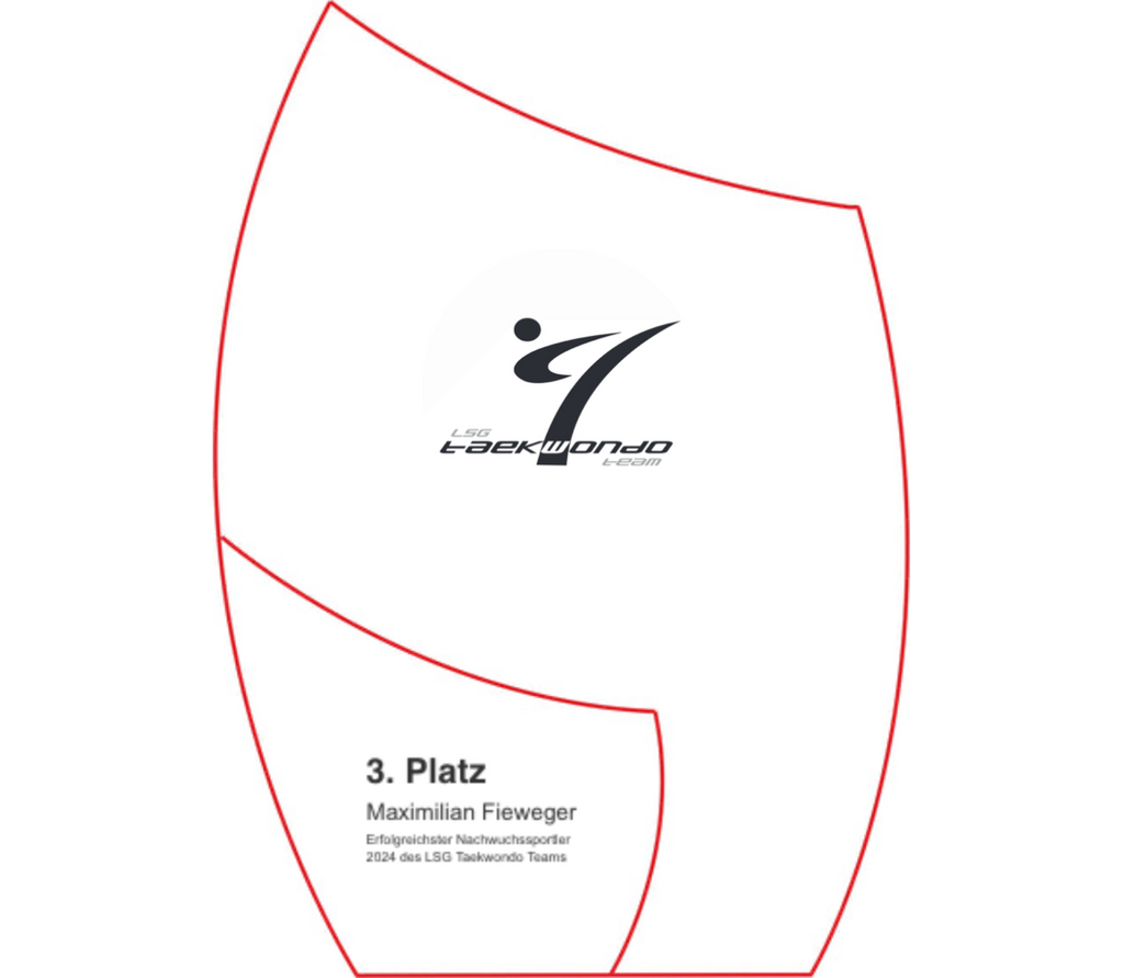 Glas Pokal Blau 8808-L - Transparent Blau / 16.5 cm / Laser-Gravur