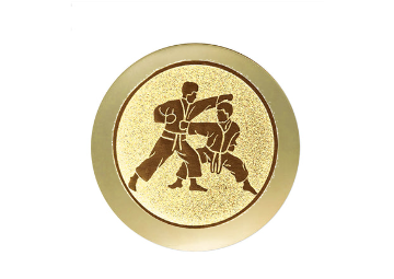 Pokal Kampfsport ST.024 - Gold Schwarz / 17 cm