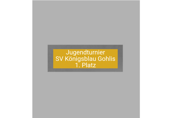 Fußball Pokal PFS_004 - 19.5 cm / Silber Mehrfarbig