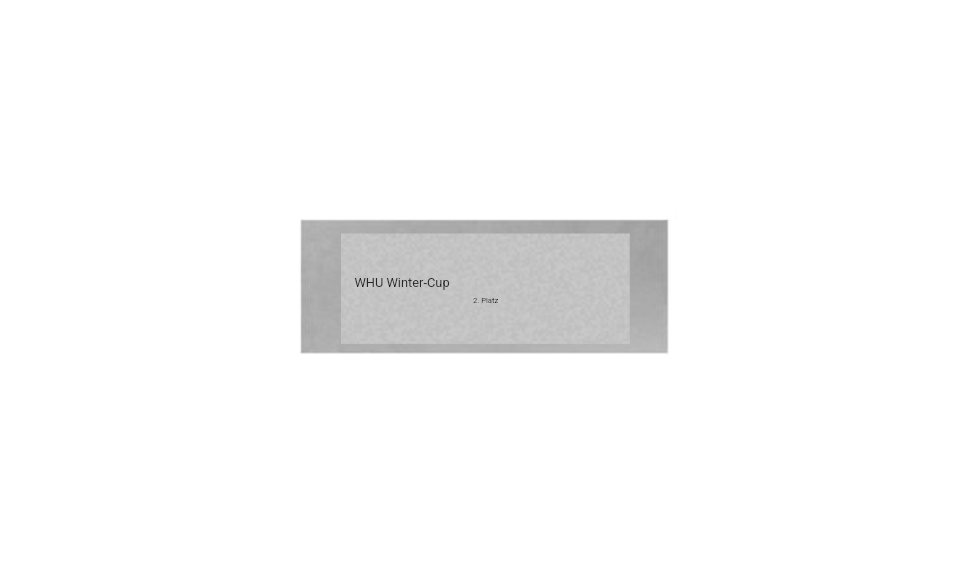 Glas Pokal Dart FG011 - 17 cm / Transparent Schwarz