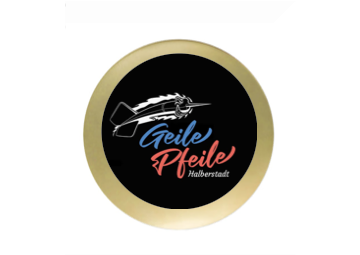 Ehrentafel G55 - Blau / Gold / 175x125 mm