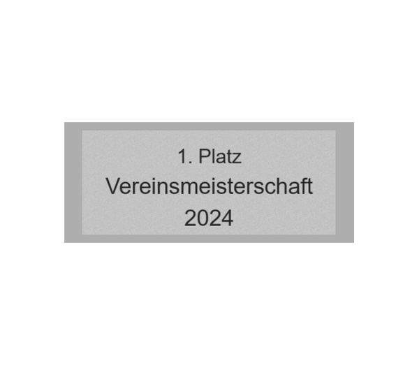 Gravurschild Silber selbstklebend - Silber / 60 x 25 mm