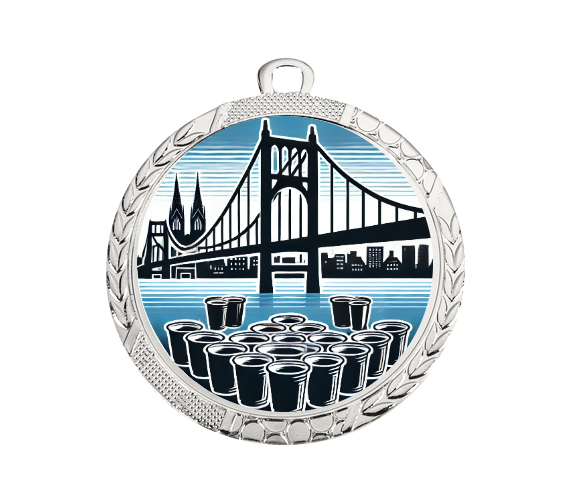 Medaille D113 Ø 60 mm - Silber / 60 mm