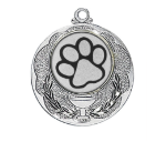 Medaille 028L Ø 40 mm - Silber / 50 mm