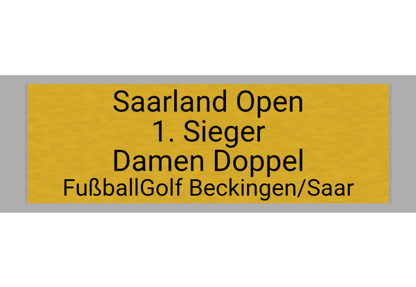 Fußball Pokal 0951 - 28 cm / Gold/Blau