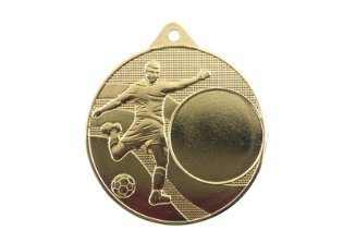 Medaille Fußball 396 Ø 50 mm - Gold / 50 mm