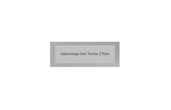 Dart Pokal PFS_009 - 22.5 cm / Silber Mehrfarbig