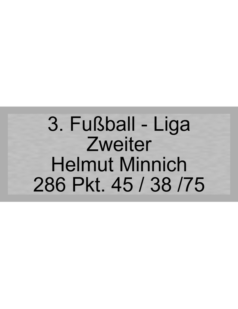 Fußball Pokal 0951 - 24 cm / Gold/Blau