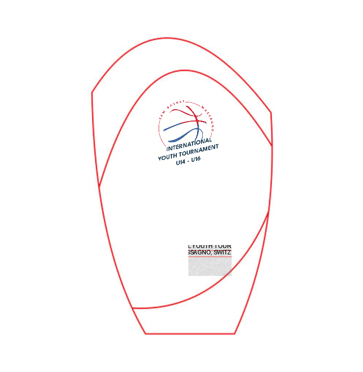 Glas Pokal Rot W55-L - Rot/Transparent / 18.5 cm