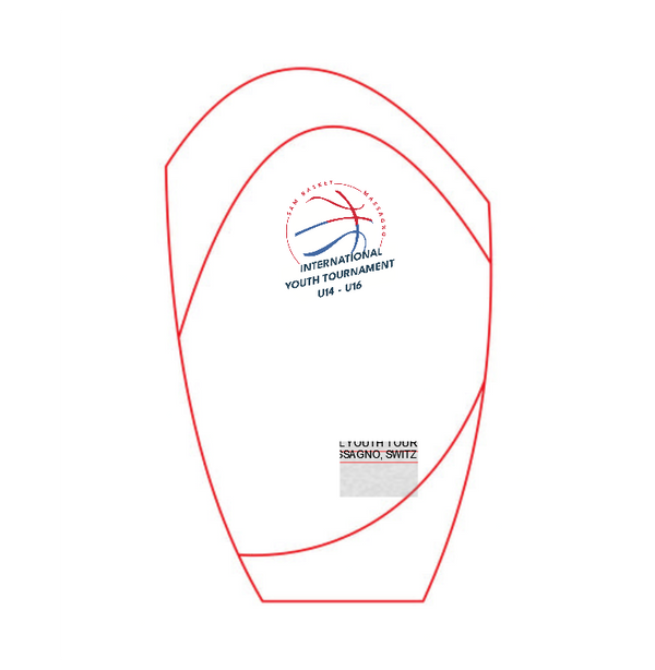 Glas Pokal Rot W55-L - Rot/Transparent / 18.5 cm