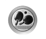 Jade-Glas Trophäe blau 6768x - Klar Blau / 22 cm