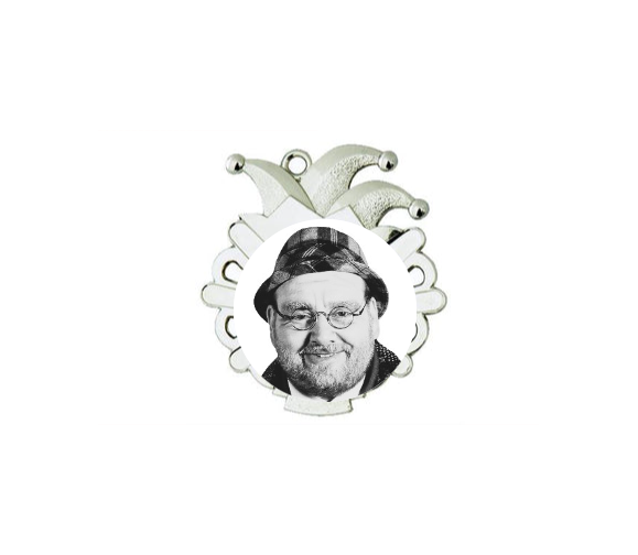 Karnevals Medaille D54-S - Silber / 50x56x2mm