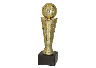 Fußball Pokal 9061 - 18 cm / Gold
