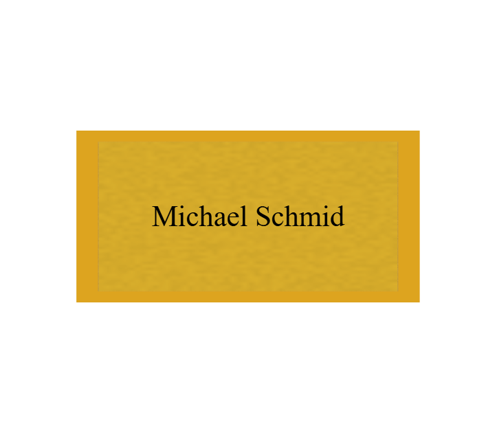 Gravurschild Gold selbstklebend - Gold / 50 x 25 mm