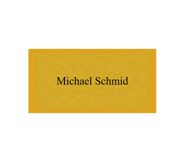 Gravurschild Gold selbstklebend - Gold / 50 x 25 mm