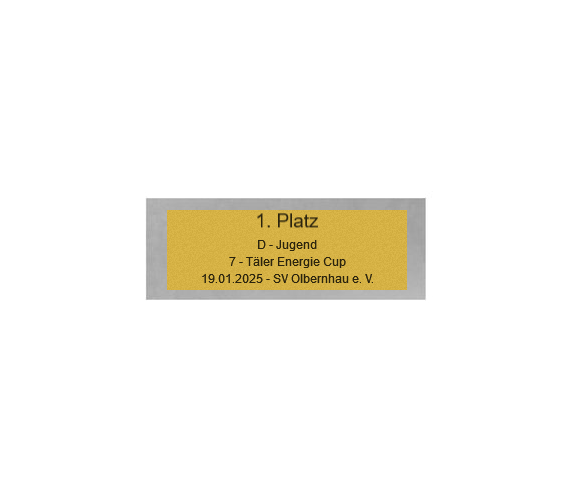 Fußball Pokal FG401 - Silber Mehrfarbig / 30 cm