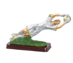 Fußball Torwart  Mann / Frau - Auswahl Frau / 25x15 cm