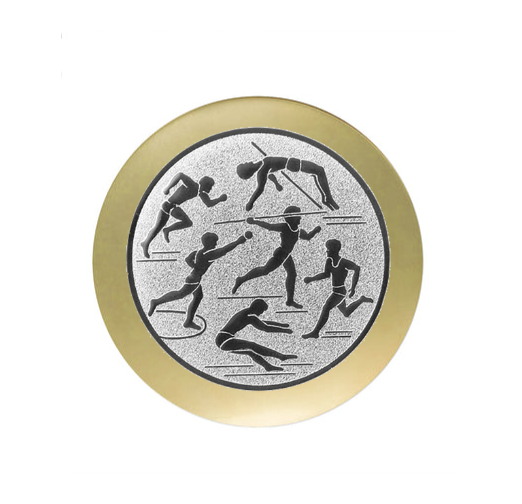 Glastrophäe 136-2 Schild & Emblem - Bunt / 18 cm