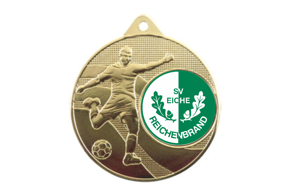 Medaille Fußball 396 Ø 50 mm - Gold / 50 mm