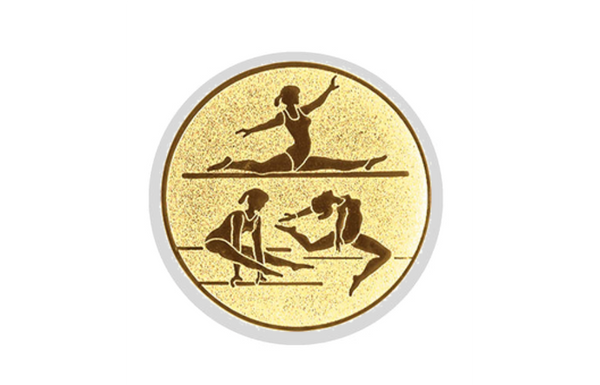 Glas Ständer W19x Schild & Emblem - 17.5 cm / Auswahl Rot