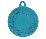 Farbmedaille Ø 50 mm - Türkis / 50 mm