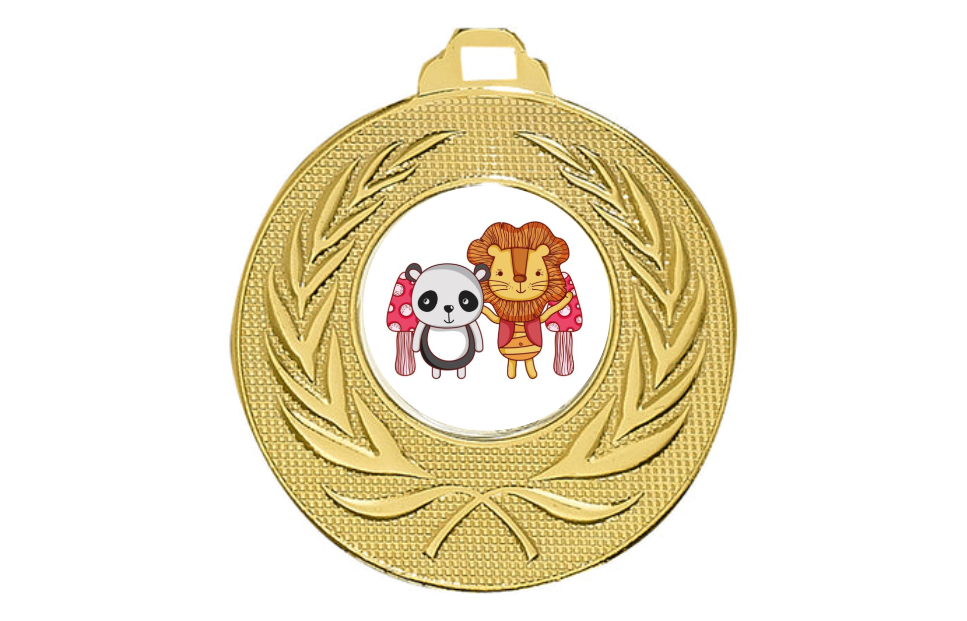 Medaille 098L Ø 50 mm - Gold / 50 mm