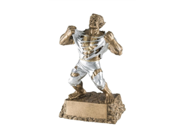 Victory Monster Figur - 17 cm / Gold Silber