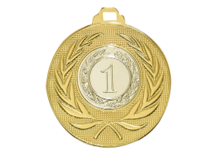 Medaille 098L Ø 50 mm - Gold / 50 mm