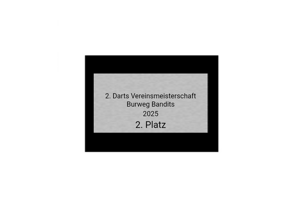 Pokalserie X161 Dart - Silber Mehrfarbig / 26.5 cm