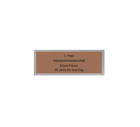 Medaillen Etui B65 - Schwarz-Rot / 70 mm